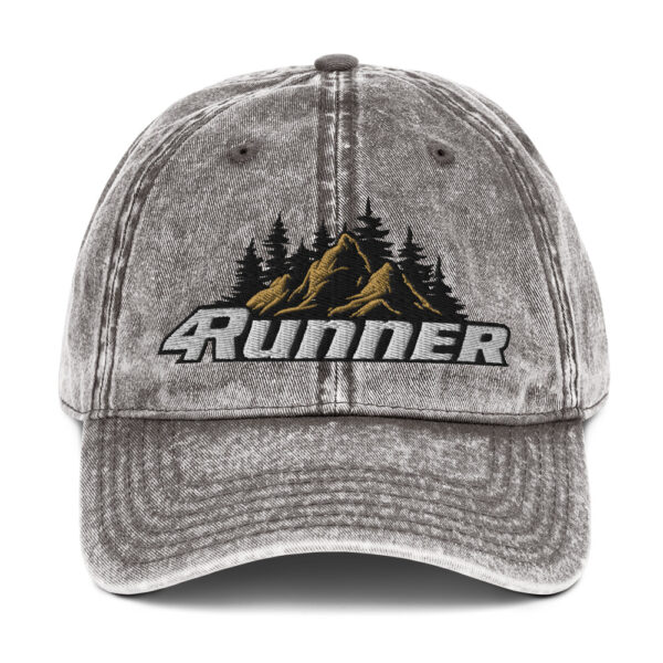 Custom Text Vintage Cotton Twill Cap