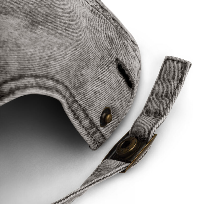 Custom Text Vintage Cotton Twill Cap - Image 2