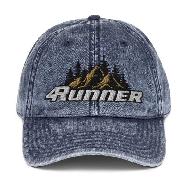 Custom Text Vintage Cotton Twill Cap