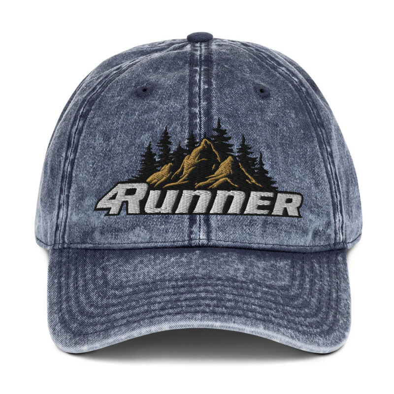 Custom Text Vintage Cotton Twill Cap - Image 6
