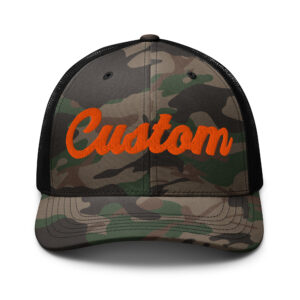 Custom Camouflage Trucker Hat