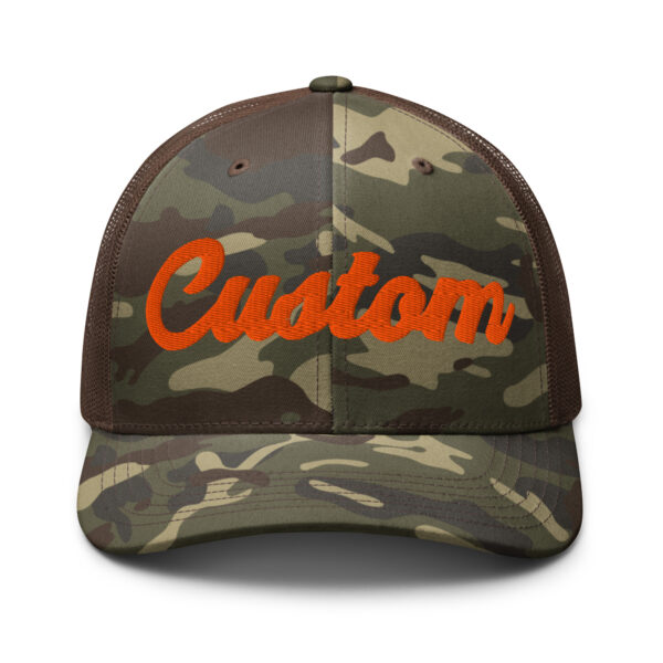 Custom Camouflage Trucker Hat