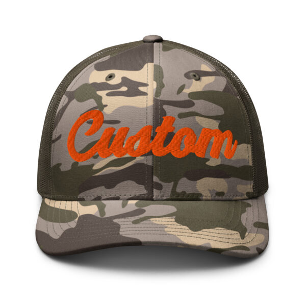 Custom Camouflage Trucker Hat