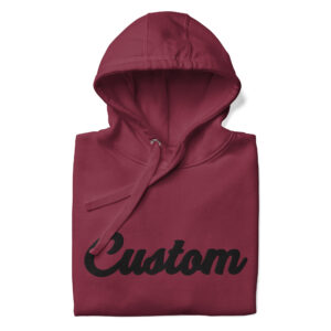Large Embroidery Unisex Hoodie