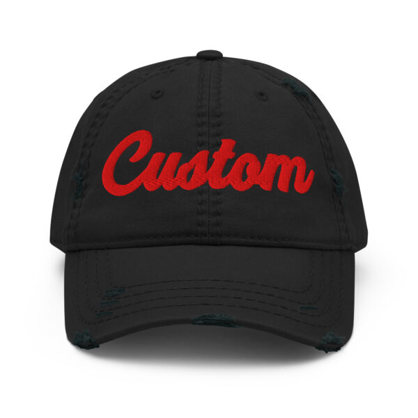 Custom Distressed Dad Hat