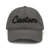 Custom Distressed Dad Hat