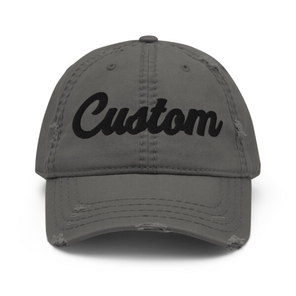 Custom Distressed Dad Hat
