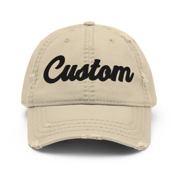 Custom Distressed Dad Hat