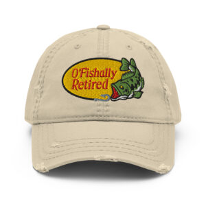 Custom Text Distressed Dad Hat