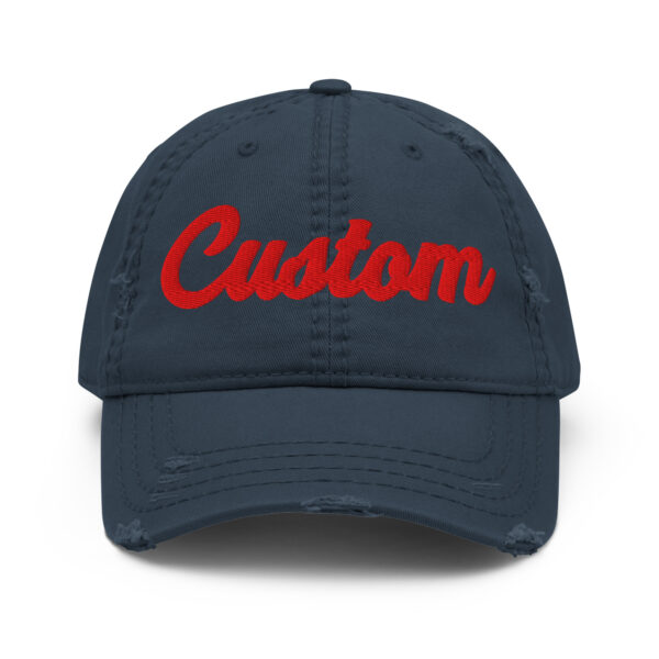 Custom Distressed Dad Hat
