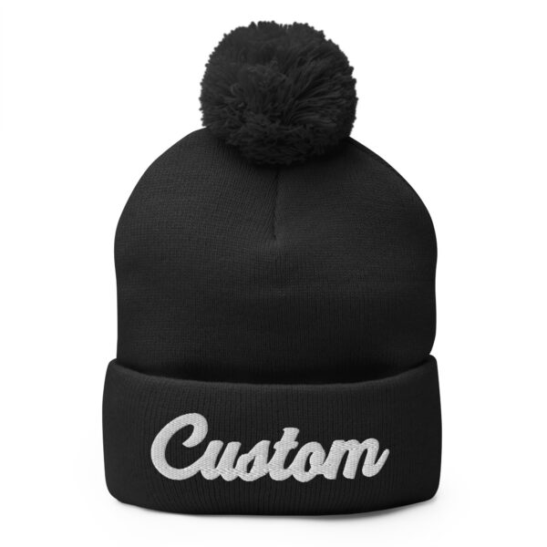 Custom Pom-Pom Beanie