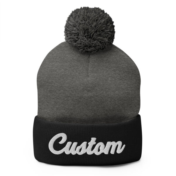Custom Pom-Pom Beanie