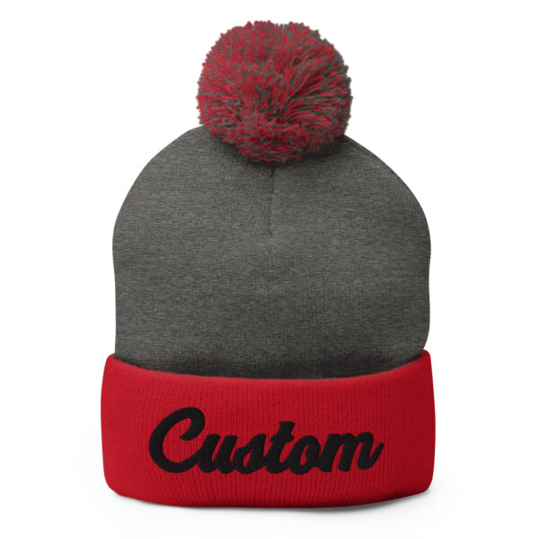 Custom Pom-Pom Beanie