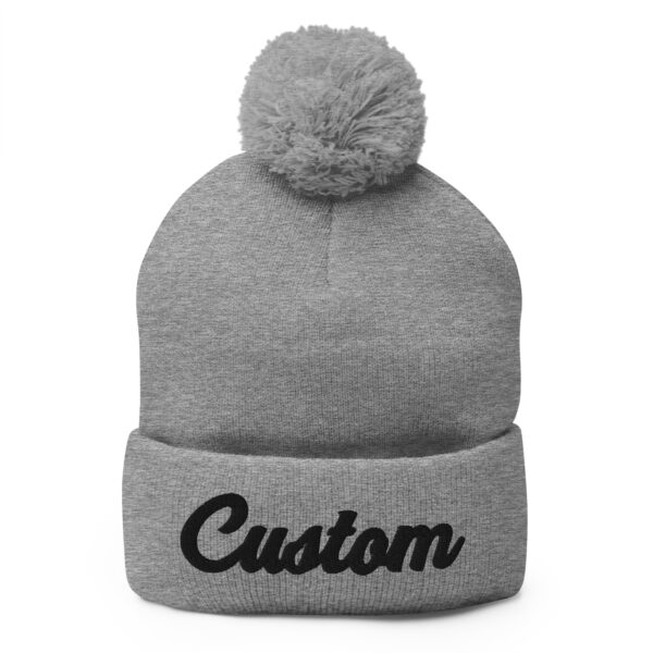 Custom Pom-Pom Beanie