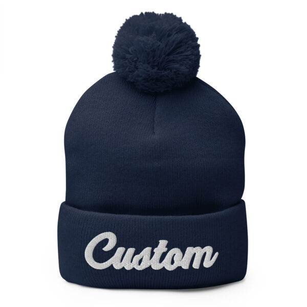 Custom Pom-Pom Beanie