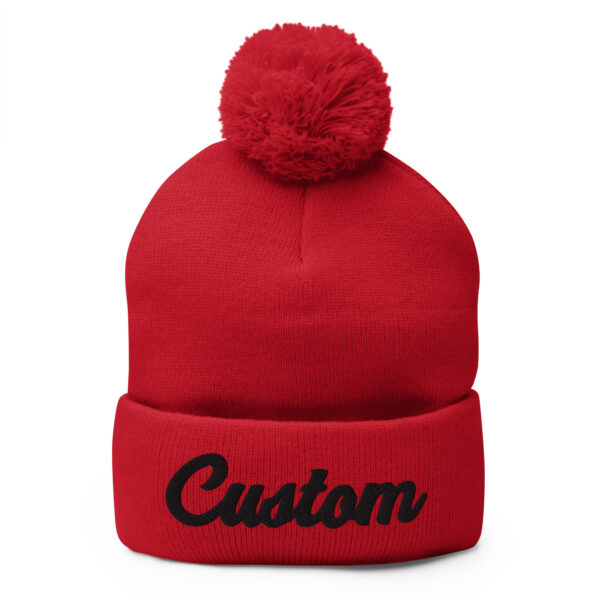 Custom Pom-Pom Beanie