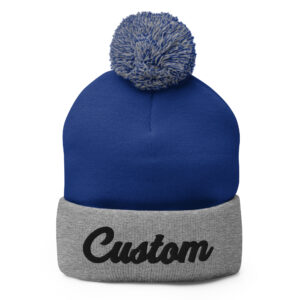 Custom Pom-Pom Beanie