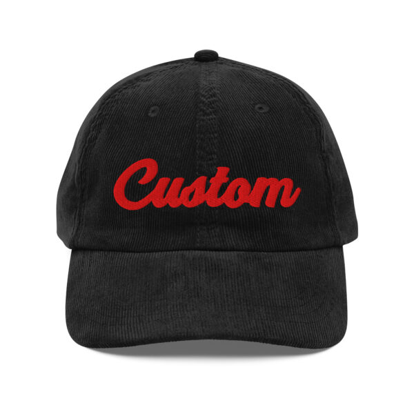 Custom Corduroy Cap
