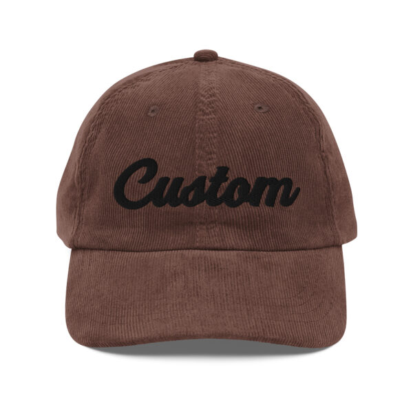 Custom Corduroy Cap