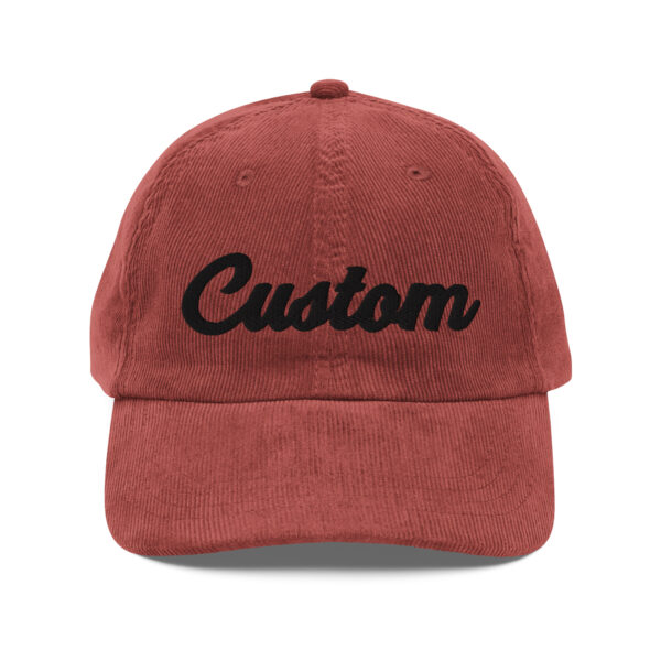 Custom Corduroy Cap