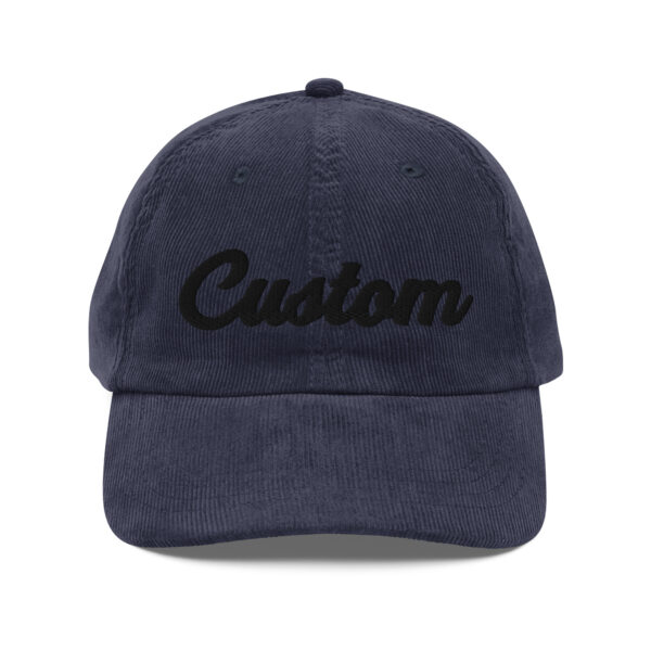 Custom Corduroy Cap