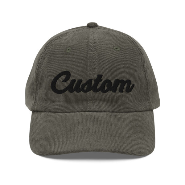 Custom Corduroy Cap