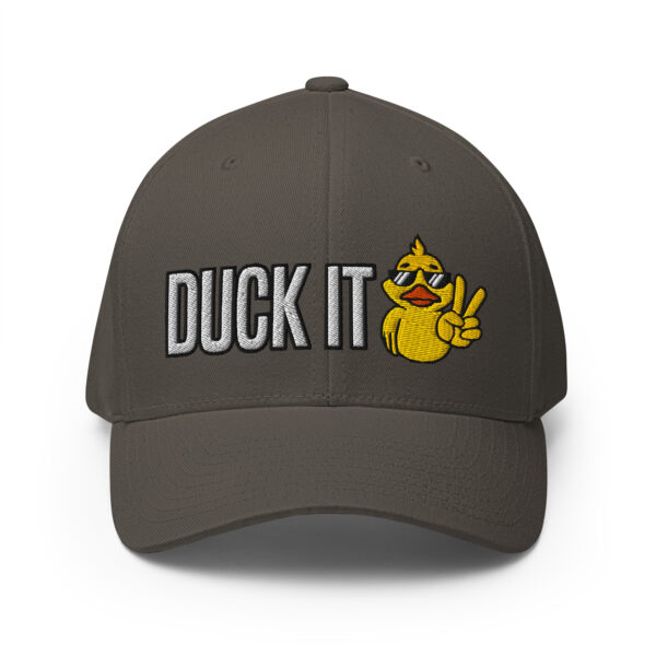 Closed-Back Fitted Structured Twill Cap