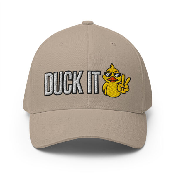 Closed-Back Fitted Structured Twill Cap