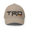 3D Puff Embroidered Fitted Closed-Back Structured Twill Cap