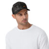 3D Puff Embroidered Fitted Closed-Back Structured Twill Cap