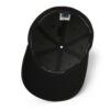3D Puff Embroidered Fitted Closed-Back Structured Twill Cap