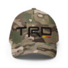3D Puff Embroidered Fitted Closed-Back Structured Twill Cap