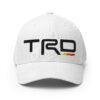 3D Puff Embroidered Fitted Closed-Back Structured Twill Cap