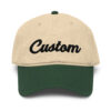 Garment washed baseball cap