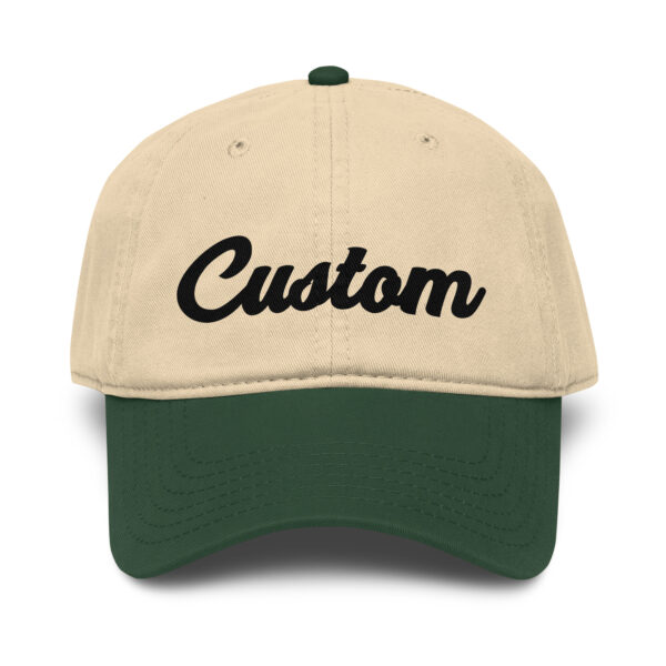 Garment washed baseball cap
