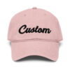 Garment washed baseball cap