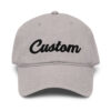 Garment washed baseball cap