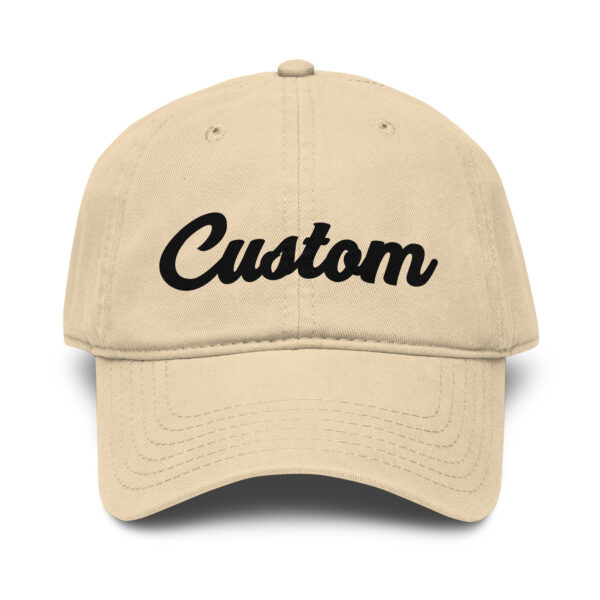 Garment washed baseball cap