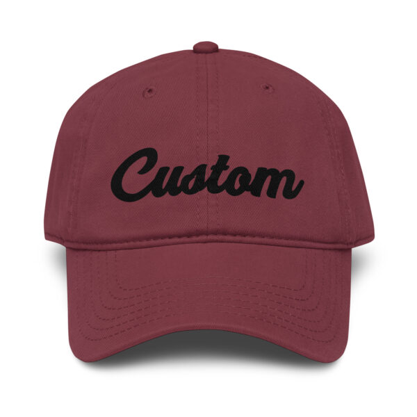 Garment washed baseball cap