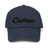 Garment washed baseball cap